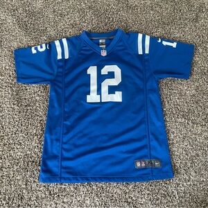 Nike NFL On Field Indianapolis Colts Andrew Luck Jersey 12 Blue Youth XL 18-20
